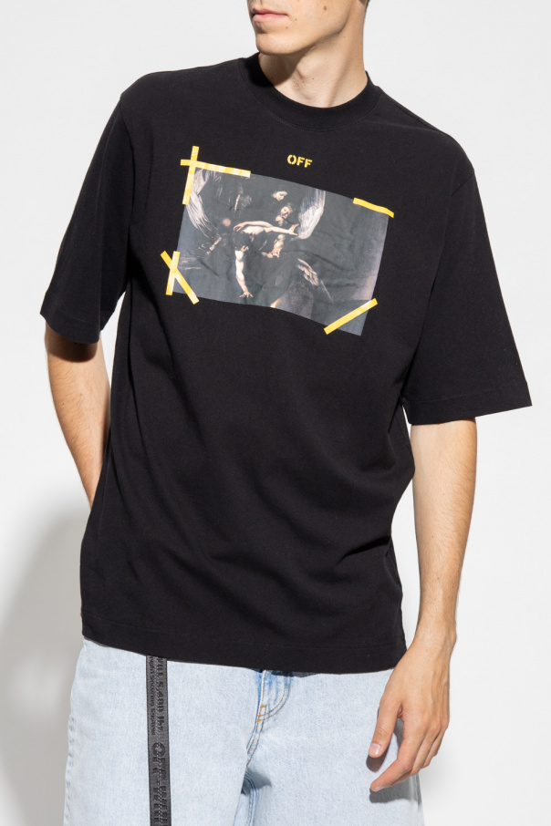 送料関税込【off-white】Off Painter Tシャツ Off-White Off Stamp Skate Tシャツ | ブラック | FARFETCH JP